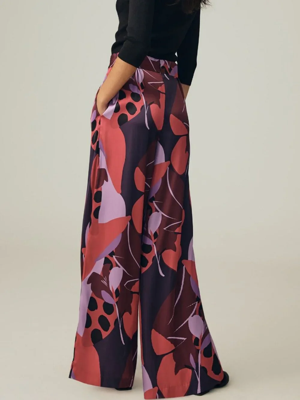 Anthropologie Hutch Printed Wide-Leg Pants NWOT - Picture 2 of 4